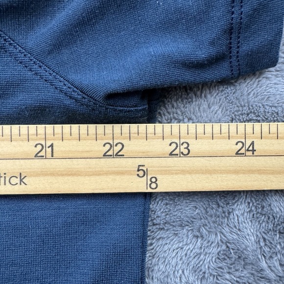 Lululemon Polo Shirt Mens XL Navy Blue Tech Athletic Golf Casual Lightweight - Picture 5 of 6